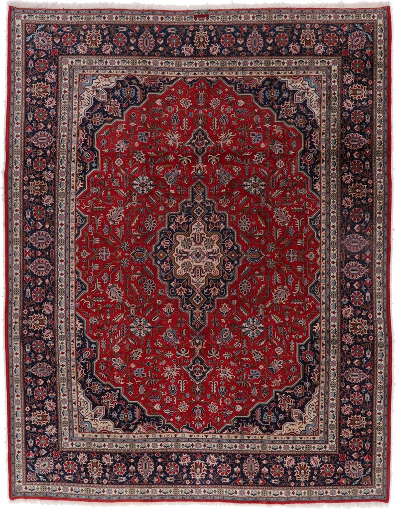 Kashan Tappeto 360 x 280 (Iran) Annodato A Mano