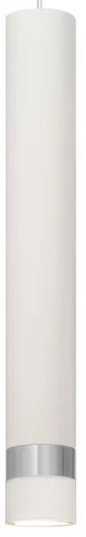 Lampadario LED a cavo TUBA 3xGU10/4,8W/230V bianco/cromo lucido
