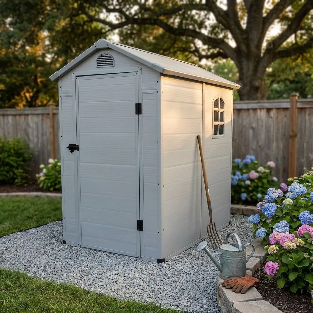UTILITY - casetta in resina da giardino porta attrezzi