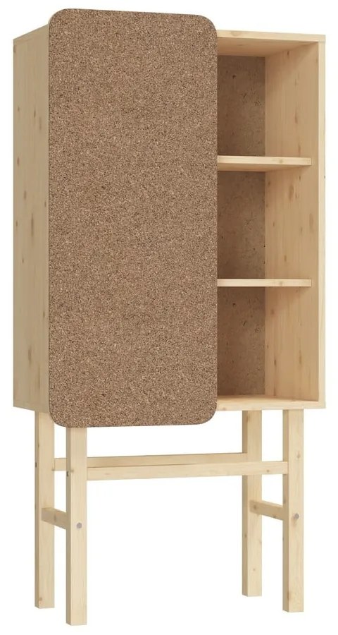 Libreria in legno di pino 70x142 cm Slide - Karup Design