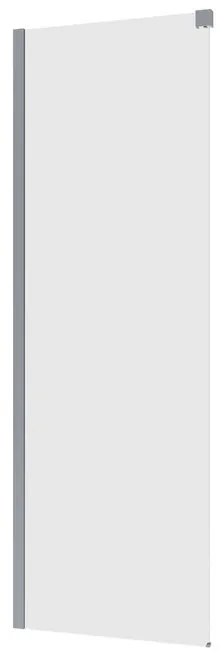 Pannello laterale per box doccia Neo L 80 x H 200cm, Sp. 6 mm vetro vetro senza finitura / trasparente profilo in alluminio cromo spazzolato