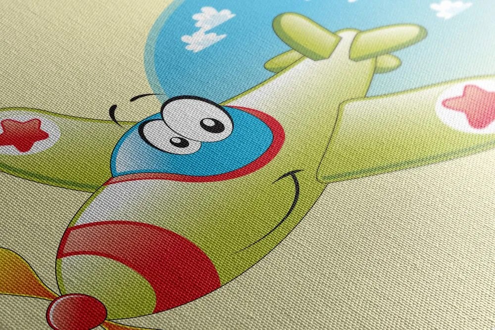 Stampa su tela – Aeroplanino coraggioso