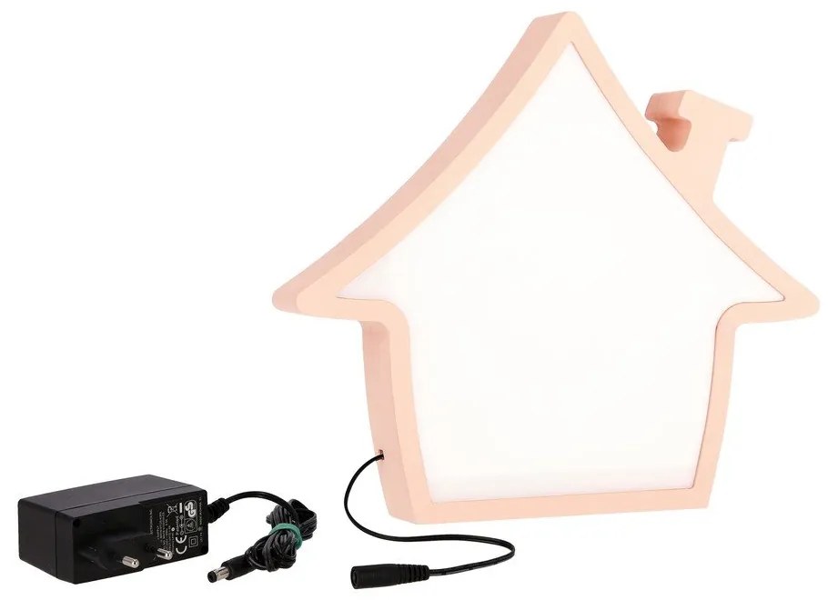 Lampada per bambini rosa House - Candellux Lighting