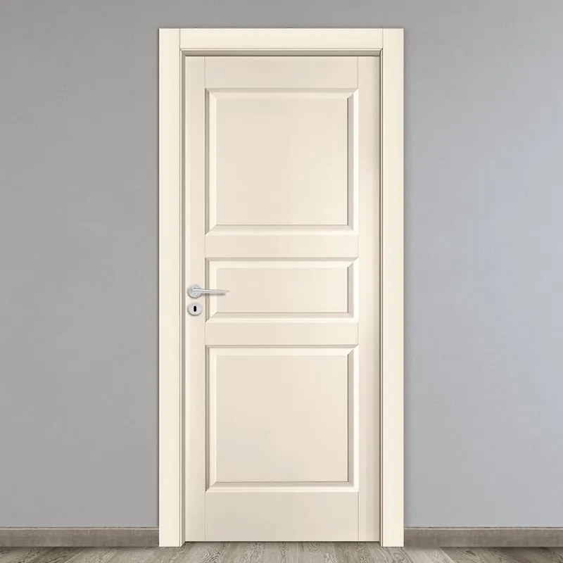 Porta battente New York avorio L 60 x H 210 cm destra