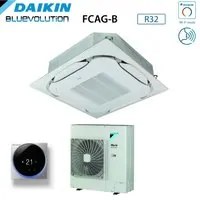 Climatizzatore Condizionatore Daikin Bluevolution a Cassetta Round Flow 42000 BTU FCAG125B + AZAS125MV1 R-32 Wi-Fi Optional Con Griglia Standard Inclusa