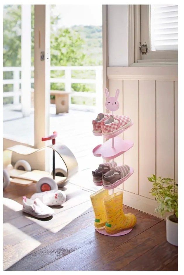 Scarpiera rosa per bambini Scarpiera per bambini Kid's Shoe Rack - YAMAZAKI