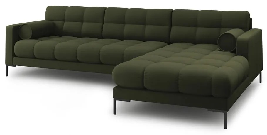 Divano angolare verde (angolo destro) Bali - Cosmopolitan Design