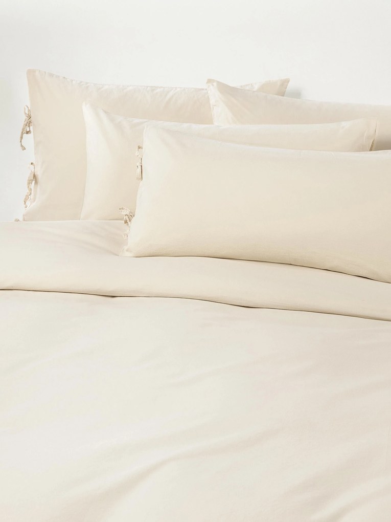 Copripiumino in cotone percalle lavato Leonie