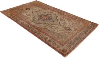Antik Stilizzato Beige Rosso 130x220 Cm