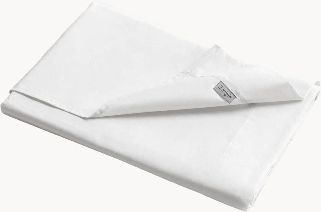 Lenzuolo in percalle di cotone White