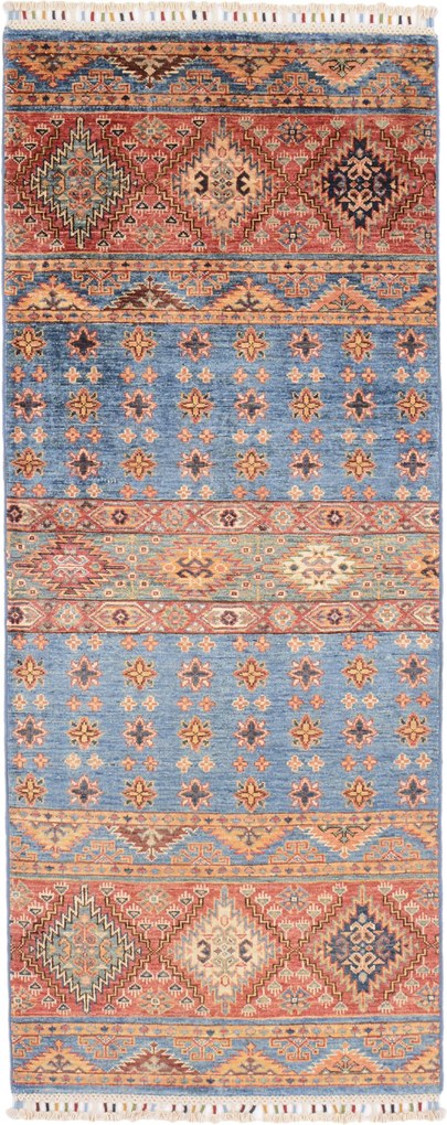 Samarkand Tappeto 200 x 80 (Afghanistan) Annodato A Mano