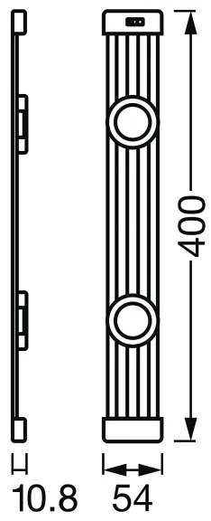 Ledvance - Illuminazione per mobili LED dimmerabile con sensore LINEAR 2xLED/3,5W/230V