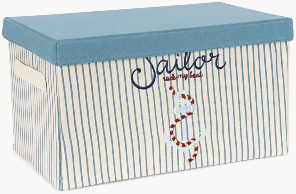 Scatola portaoggetti per bambini Sailor, larg. 38 cm