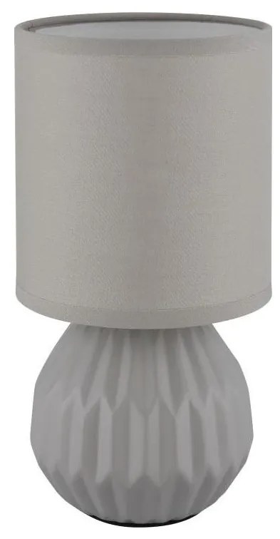 Globo 21730G - Lampada da tavolo SYLAS 1xE14/40W/230V grigio