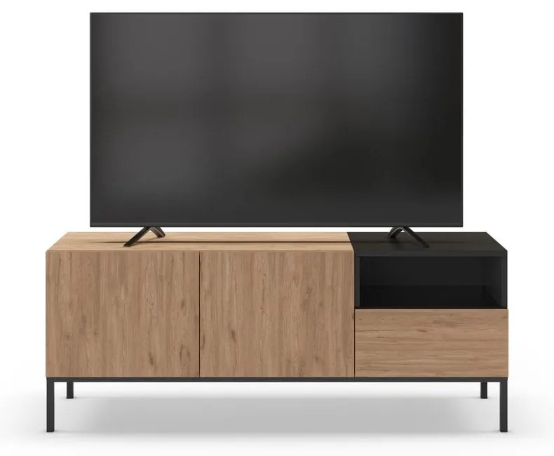 Mobile TV color legno naturale 140x55 cm Cailin - Marckeric