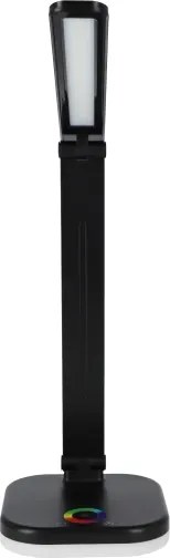 Lampada da tavolo dimmerabile LED RGBW con ricarica wireless LED/7W/5V USB nera