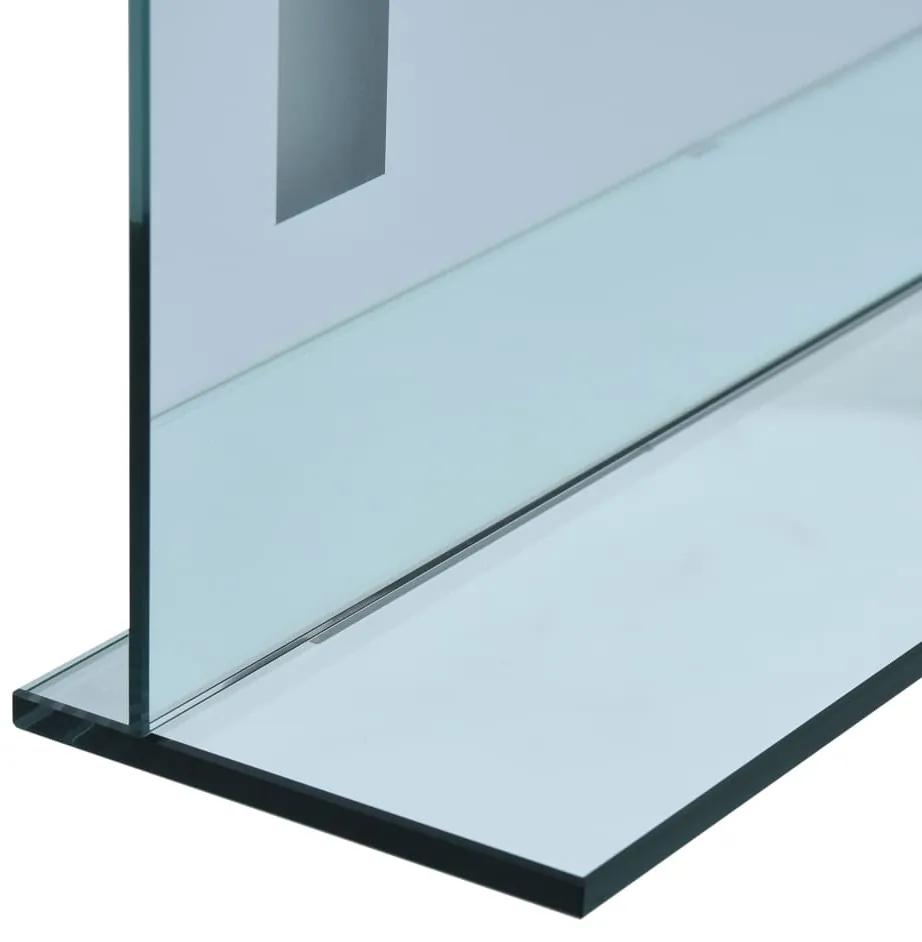 Specchio da Parete a LED per Bagno con Ripiano 50x70 cm
