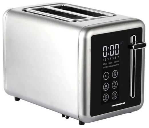 Heinner HTP-DD900BKSS - Tostapane digitale 900W/230V in acciaio inox