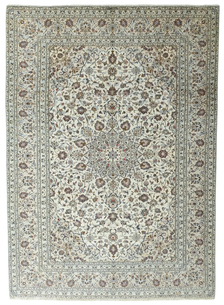 Kashan Tappeto persiano 250x340 Beige (Iran) Annodato A Mano