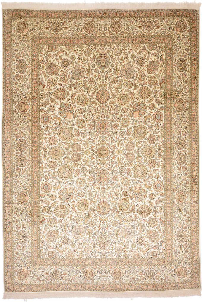 Cashmere Silk Tappeto orientale 220 x 310 (Indian) Annodato A Mano