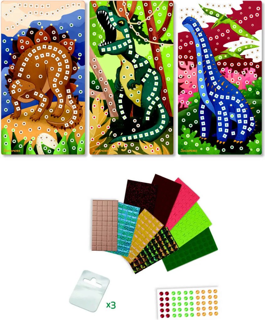 Stick & Fun - Mosaico piccolo - Dinosauri