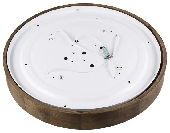 Brilagi - Plafoniera LED CARVALHO 4xE27/60W/230V rovere/noce Ø 57,5 cm