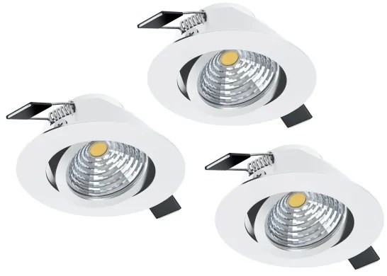 Eglo 33391 - SET 3xLED Lampada dimmerabile SALICETO 3xLED/6W/230V bianco
