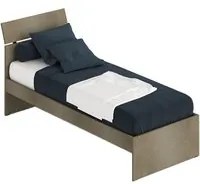 Letto singolo Argilla frassinato per cameretta cm 200x85xh98