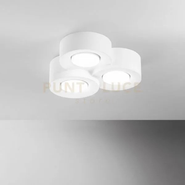 Plafoniera athen tondabianca 3xgx53 26x24,5 h.7,3cm i-athen-r3