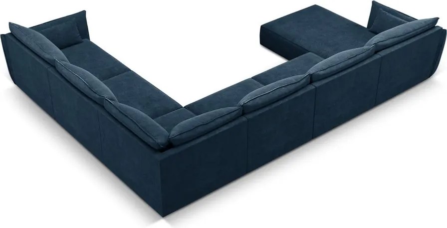 Divano angolare blu scuro (angolo destro) Vanda - Mazzini Sofas