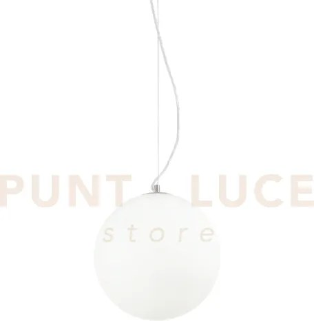 Mapa bianco lampadario a sospensione 1 luce attacco e27 d.30cm