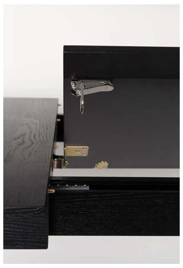 Tavolo da pranzo pieghevole nero , 120 x 80 cm Glimps - Zuiver