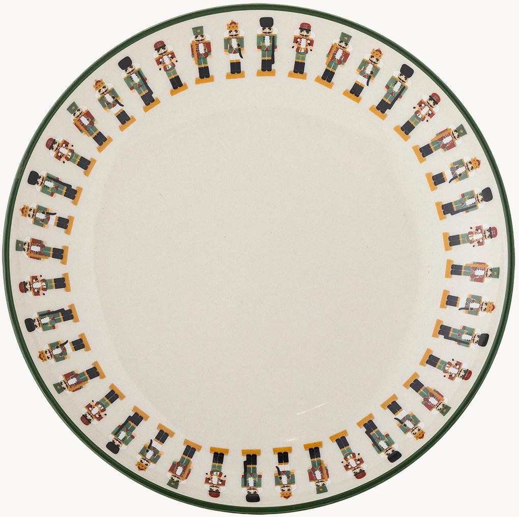 Set di 2 piatti da torta dipinti a mano Jolly