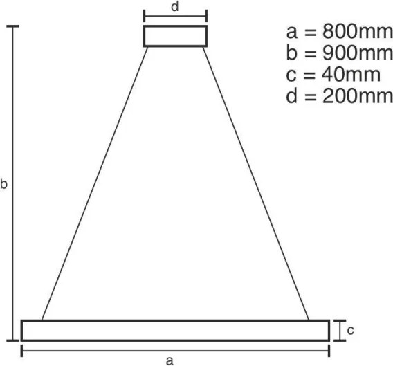 Lampadario a sospensione con filo LED dimmerabile LED/55W/230V 3000-6500K + telecomando
