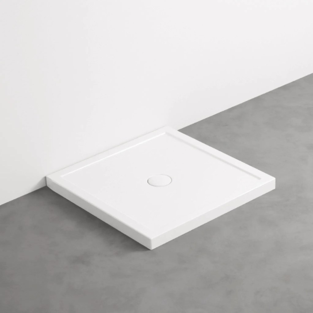 Piatto Doccia 80x80 Ceramica Cielo "Sessanta" Bianco Lucido