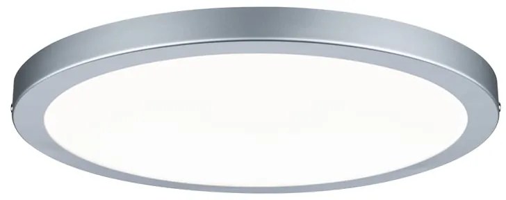Plafoniera LED PLAFONIERA ATRIA GRIGIA 30 16W Ø 30 cm argento IP21 bianco naturale, 1800 lumen PAULMANN