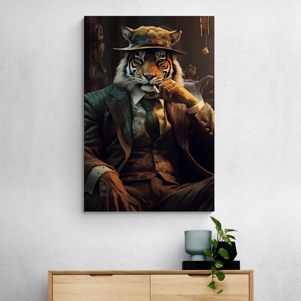 Stampa su tela – Gangster animale tigre