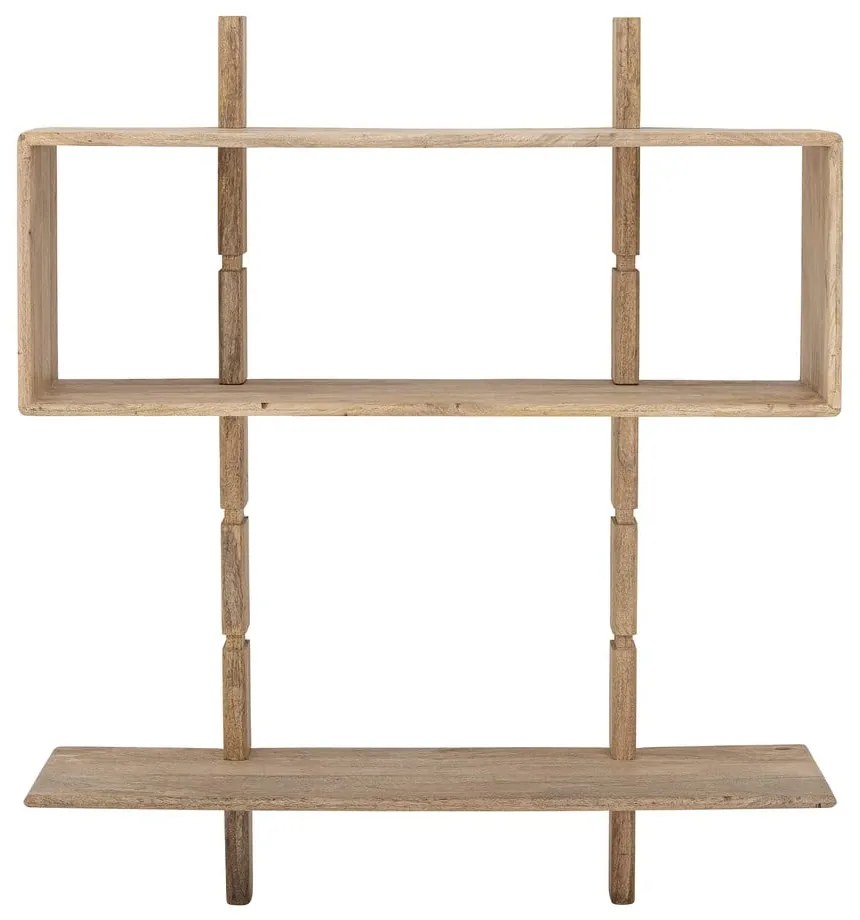Libreria a parete in legno di mango in colore naturale 96,5x110,5 cm Millian - Bloomingville