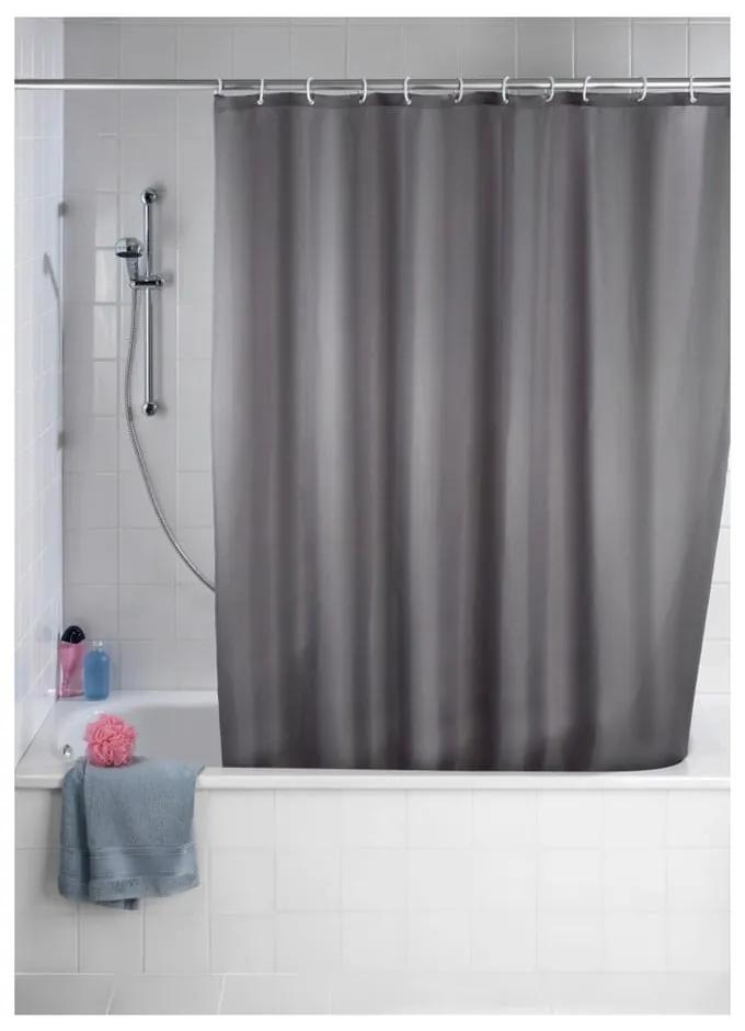 Tenda da doccia grigia con finitura antimuffa , 180 x 200 cm - Wenko