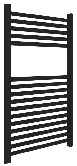 Termoarredo scaldasalviette 500x770 nero opaco con interasse 45 cm