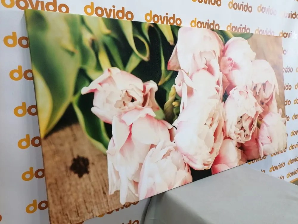Stampa su tela – Bouquet romantico di fiori