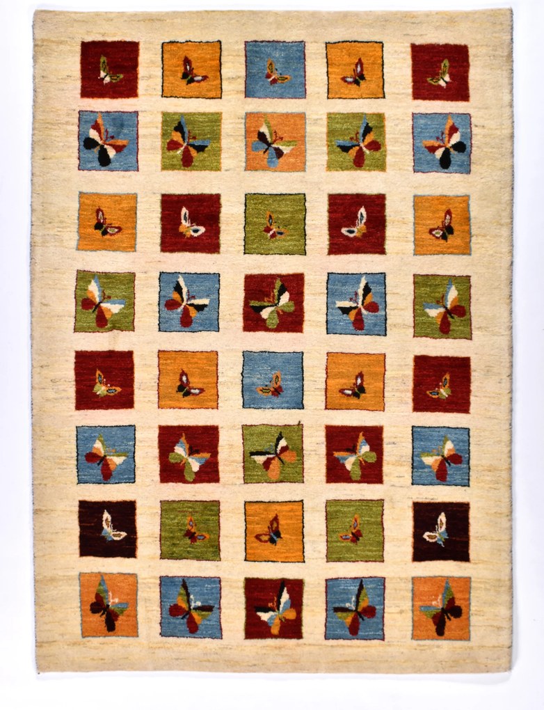 Loribaft Tappeto persiano 150x210 Beige (Iran) Annodato A Mano