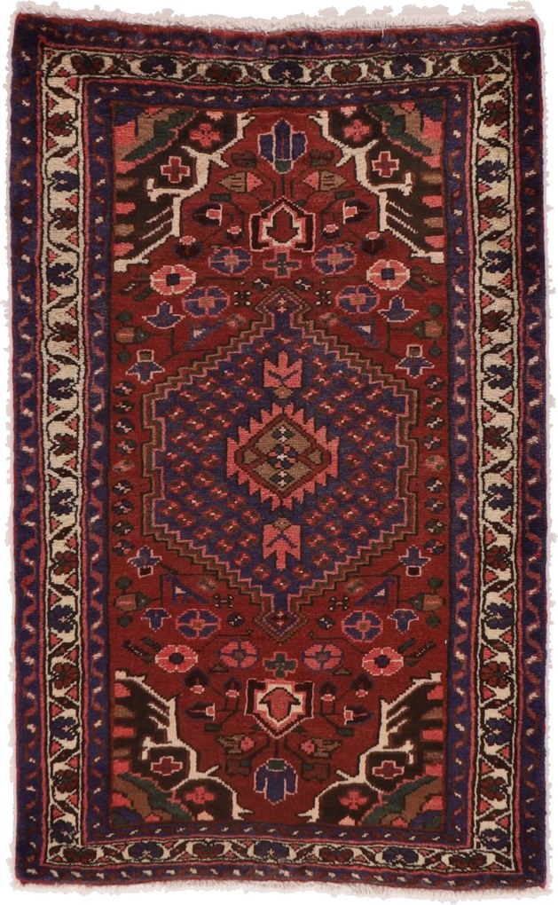 Hamedan Tappeto persiano 130x80 (Iran) Annodato A Mano
