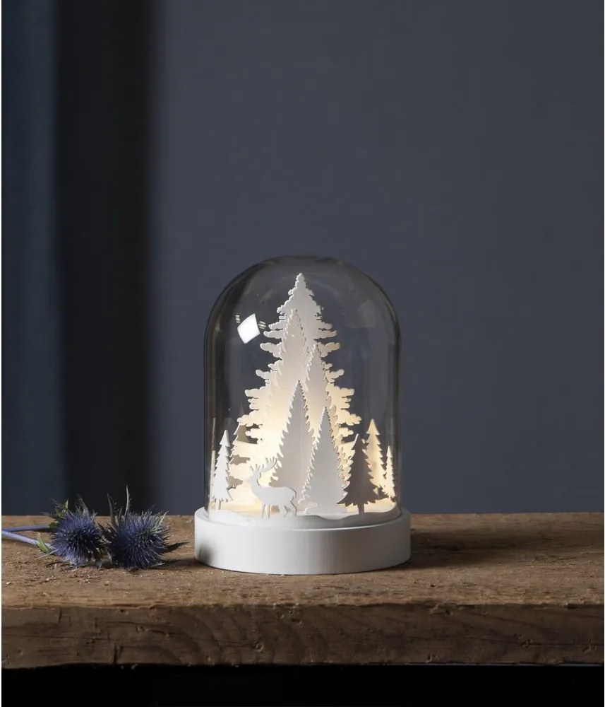 Světelná LED dekorace Star Trading Kupol Tree, výška 17,5 cm