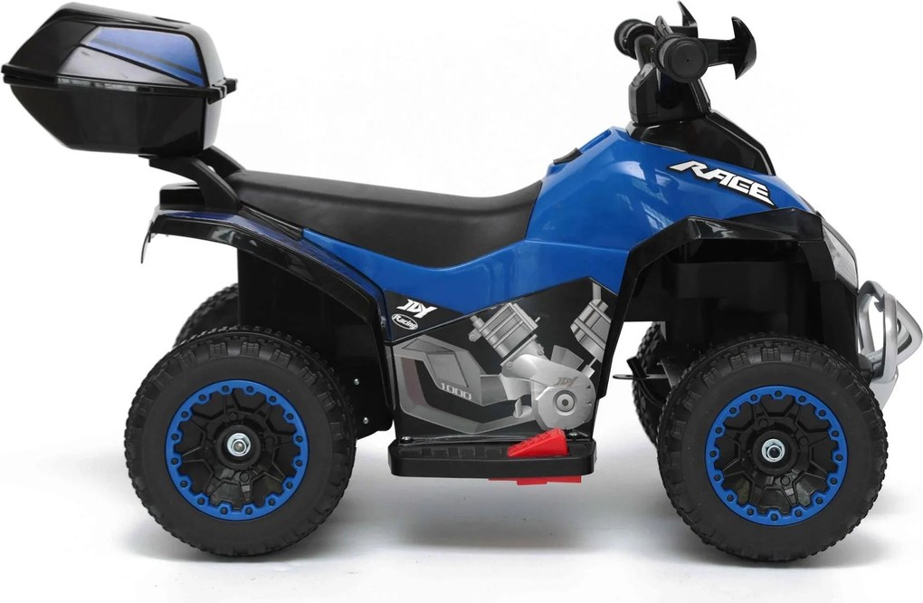 Mini Quad Elettrico per Bambini 6V Kid Go Deluxe Blu...