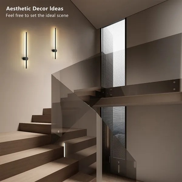 Brilagi - Applique da esterno AURA LED/12W/230V 3000K IP54 nera