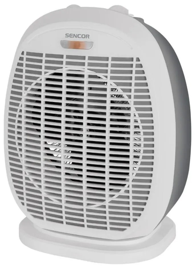 Sencor - Termoventilatore con resistenza 1200/2000W/230V bianco/grigio