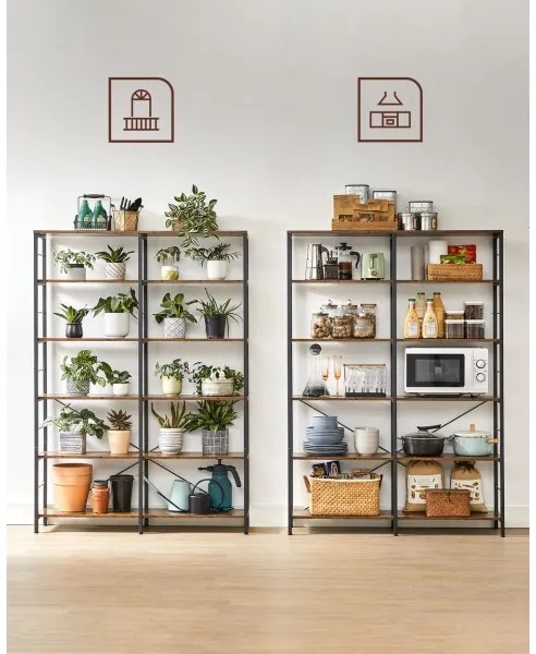 Libreria NAVARO marrone/nera