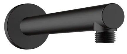 Braccio per soffione doccia HANSGROHE Vernis Blend tondo L 6.5 x H 6.5 cm in ottone nero opaco
