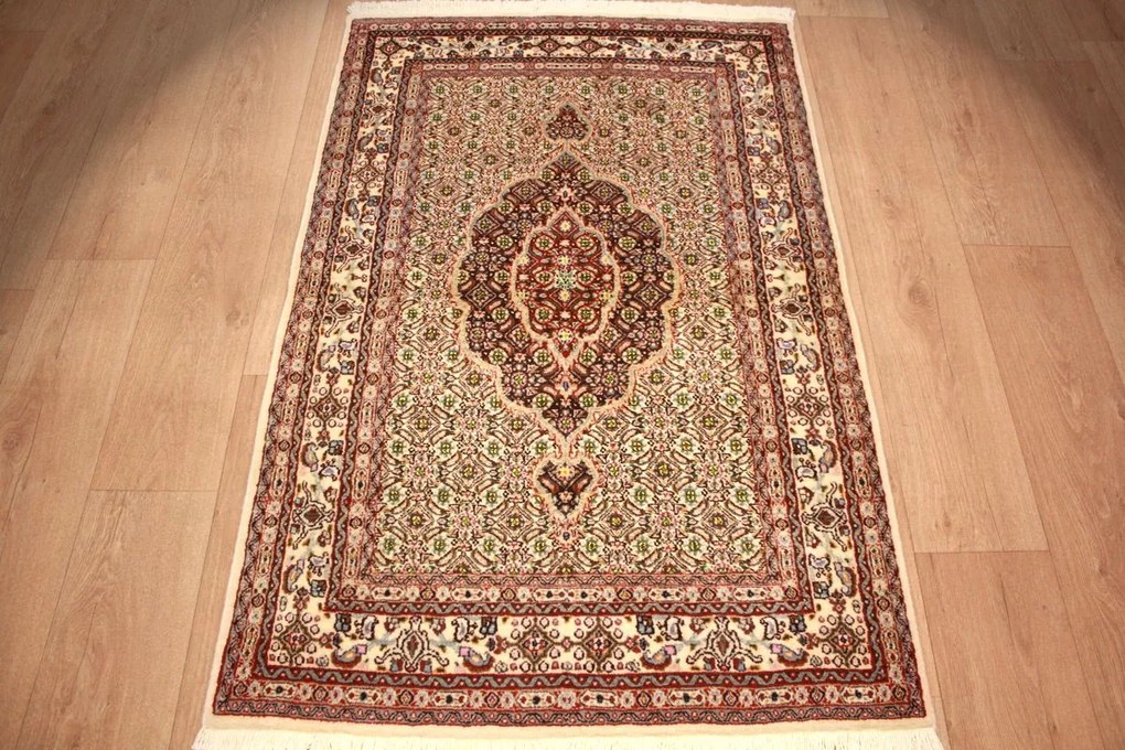 Moud Tappeto 90 x 140 (Iran) Annodato A Mano